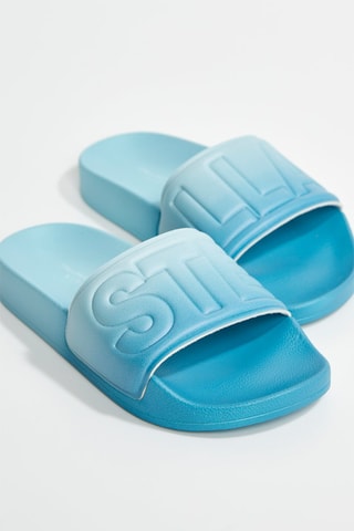 Sandalias dip-dye - Azul