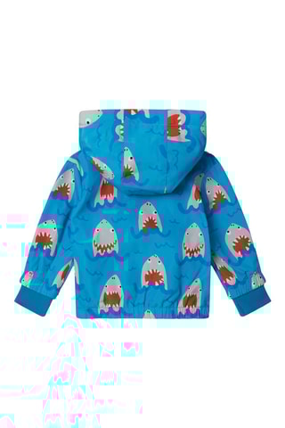 Cortavientos con capucha - Azul pato