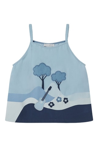 Camiseta de tirantes - Azul claro