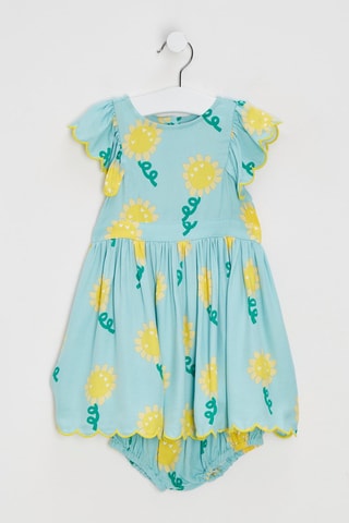 Body vestido - Azul claro