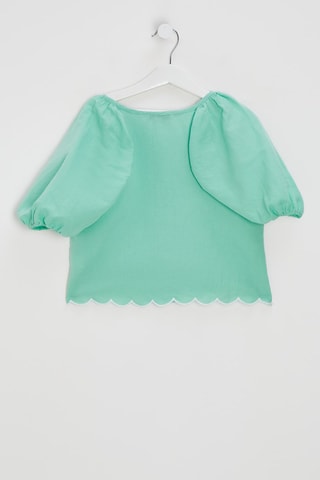 Camisa de lino - Turquesa