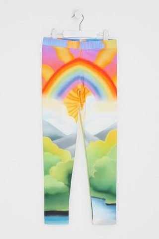 Leggings - Verde y violeta