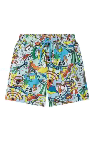 Bañador corto - Azul claro