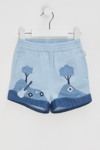 Short en jean - Bleu
