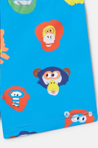 Bañador corto - Azul pato