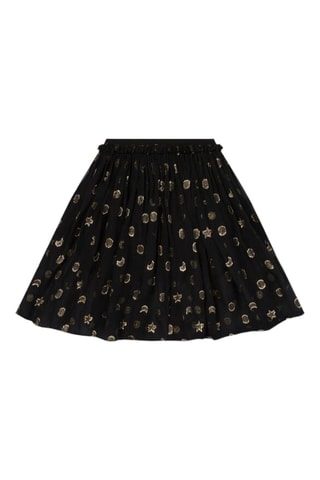 Falda de seda - Negro