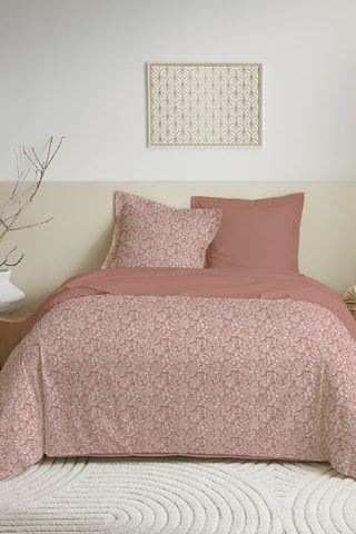 Juego de nórdico de algodón 57 hilos/cm² - Melocotón