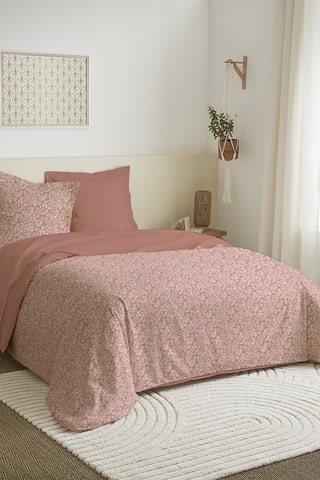 Juego de nórdico de algodón 57 hilos/cm² - Melocotón