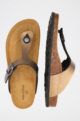 Chinelos de dedo Rosso 
Bronze