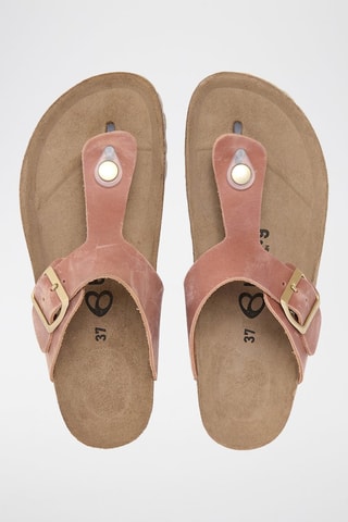 Brides en cuir - Rose