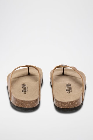 Sandali in pelle - Marrone