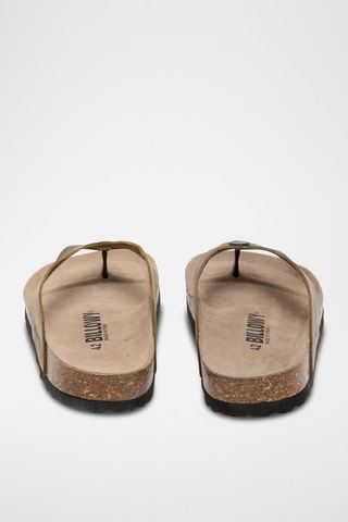 Sandali in pelle - Marrone