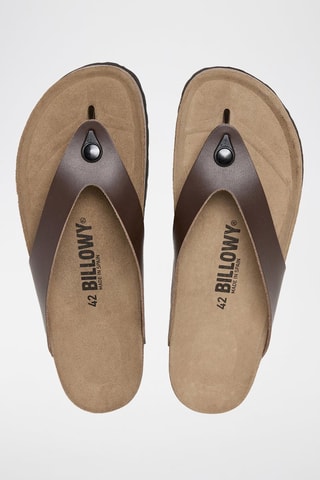 Sandali in pelle - Marrone