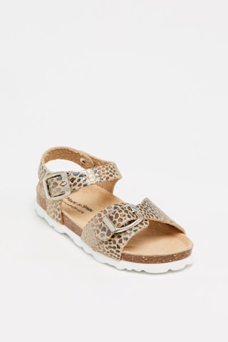 Sandali - Dorato e marrone scuro