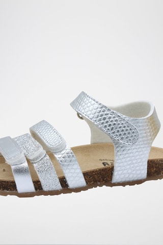 Sandálias Rosso Prateado