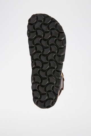 Sandali in pelle - Marrone 