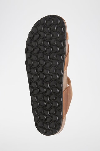 Sandali in pelle - Marrone