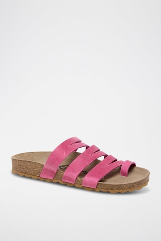Sandales en cuir - Rose