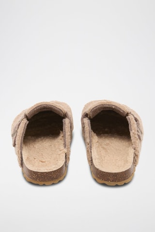 Sabot in pelle scamosciata Zueco - Beige