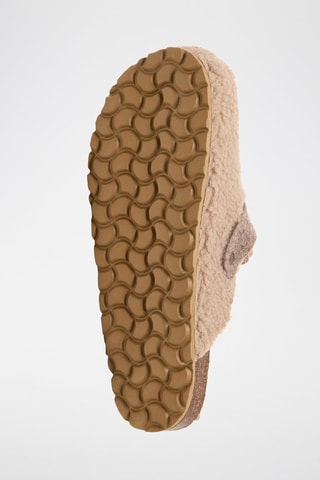 Sabot in pelle scamosciata Zueco - Beige