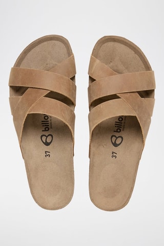 Ciabatte in pelle - Beige