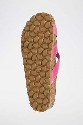 Mules em couro - Rosa