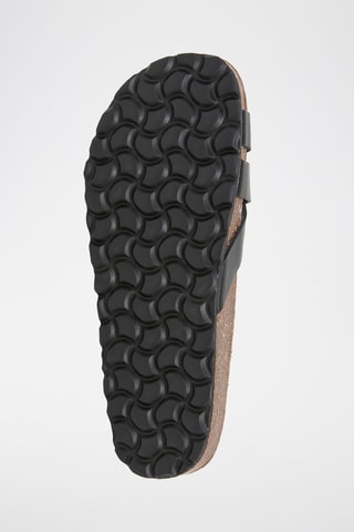 Mules em couro - Preto