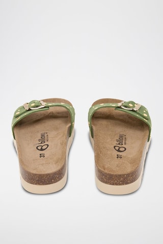 Mules em nobuck - Verde