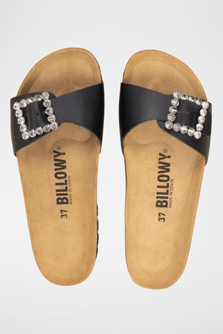 Mules en cuir - Noir