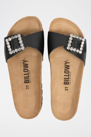 Mules en cuir - Noir