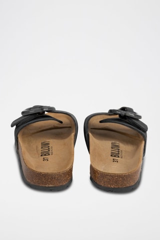 Mules en nubuck - Noir