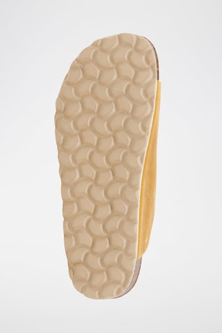 Mules en cuir - Jaune