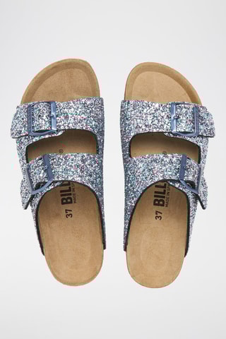 Sandali platform - Blu