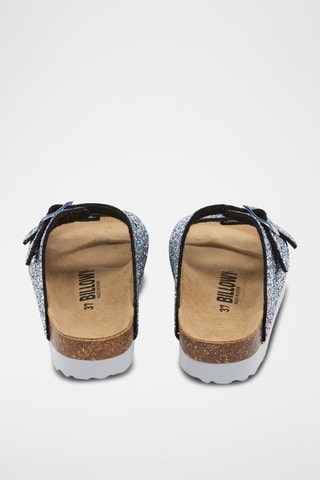 Sandali platform - Blu