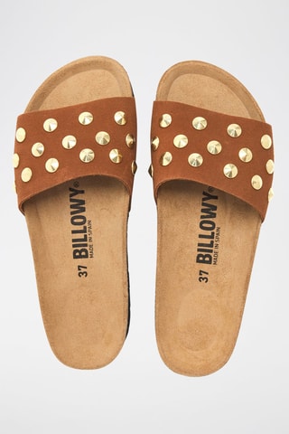 Mules em nobuck - Camel