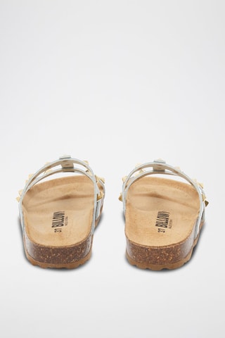 Mules em couro - Branco