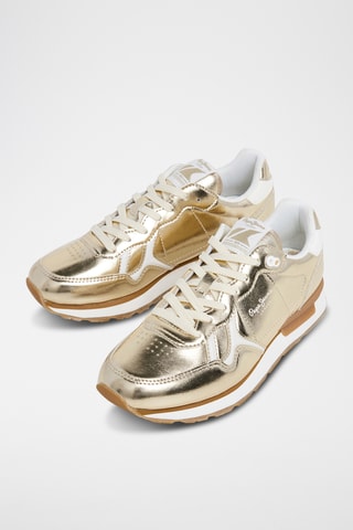 Sneakers vernies - Doré