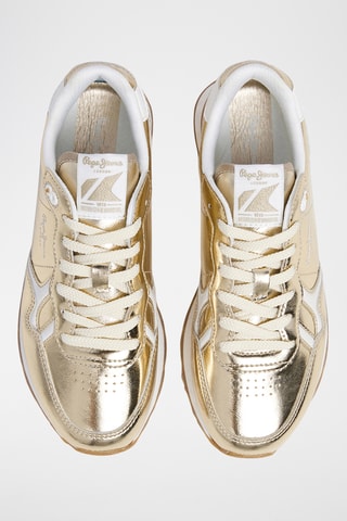 Sneakers vernies - Doré