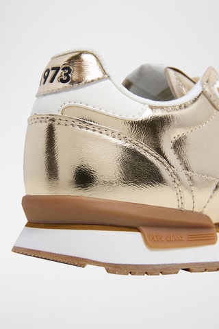 Sneakers vernies - Doré