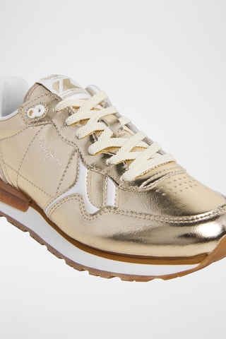 Sneakers vernies - Doré