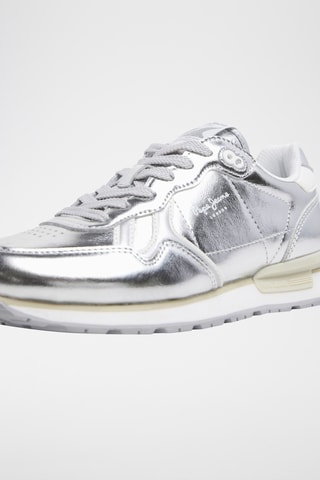 Baskets vernies - Argenté