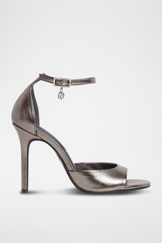 Salomés à talons - Métallisé