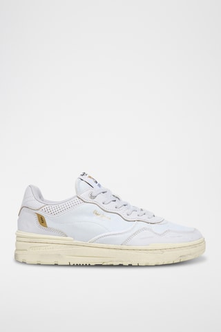 Baskets en nubuck - Blanc