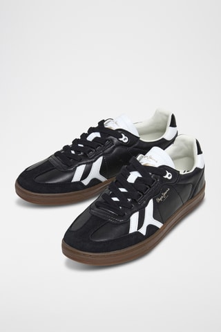 Baskets en cuir - Noir