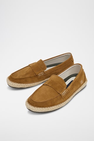 Mocassins en nubuck - Marron