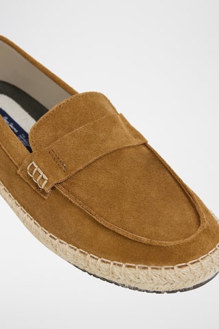 Mocassins en nubuck - Marron