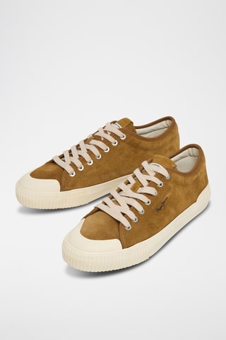 Baskets en cuir - Marron