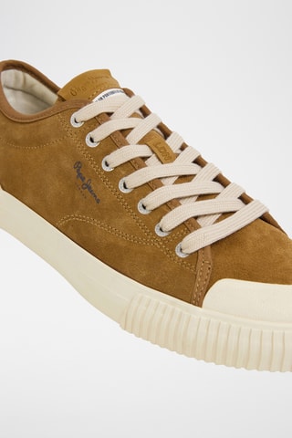 Baskets en cuir - Marron