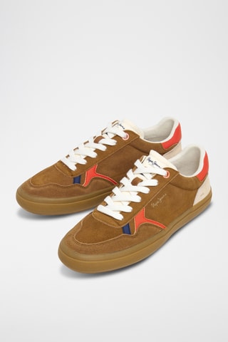 Baskets en cuir - Marron