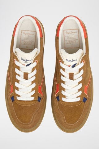 Baskets en cuir - Marron